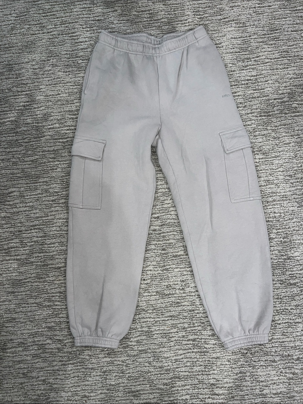Aritzia Light Gray Cargo Sweat Joggers